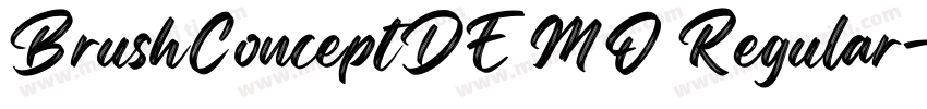 BrushConceptDEMO Regular字体转换